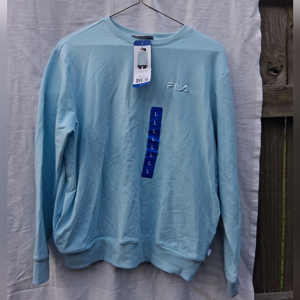 FILA 's Sky Blue Crewneck Sweater